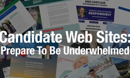Rating the Nanaimo Candidates’ Web Sites